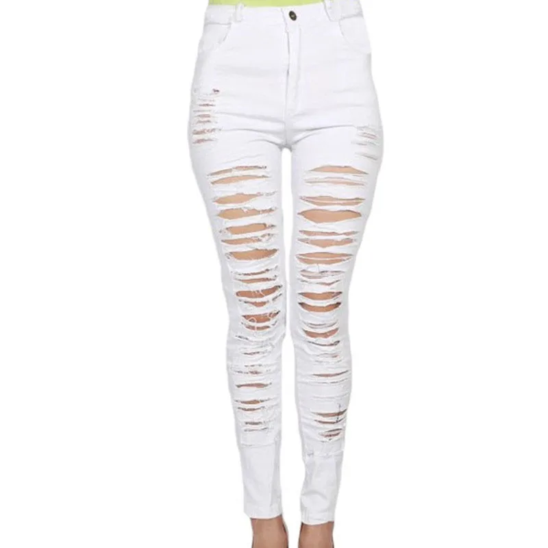 White Ripped Skinny Jeans For Women | Bbg Clothing White Ripped Skinny Jeans For Women | Bbg Clothing