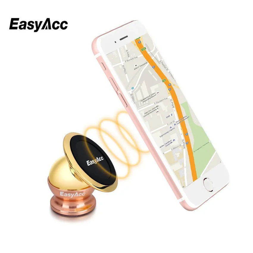 

EasyAcc Universal Magnetic Mount Holder Mini Car Mount Stand 360 Degree for iPhone 6 6S 5S 5C 5 Samsung S7 Edge S7