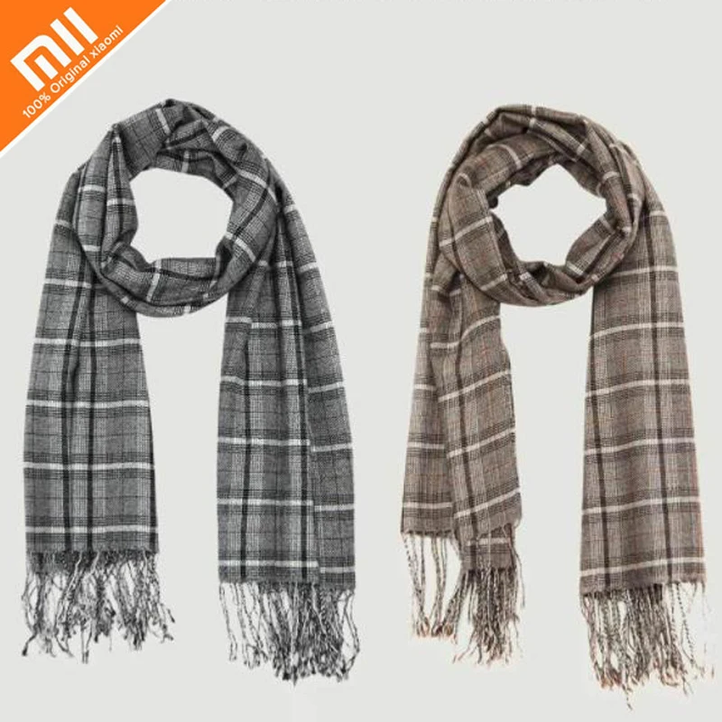 2 colors original xiaomi mijia instant me silk cashmere scarf comfortable warm men and women scarf can be used as a lady shawl