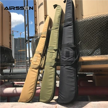 

130cm Tactical Gun Bag Hunting Rifle Case Waterproof Heavy Gun Carry Pouch Gun Case Shoulder Strap For Military Airsoft Shooting