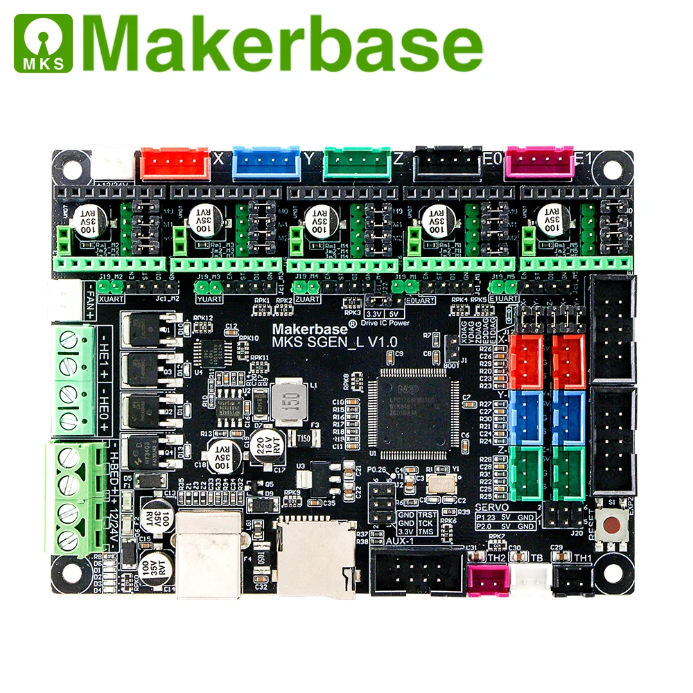 MKS SGen L 32Bit ARM smootieboard совместимый Marlin2.0 smootieware для LV8729 TMC2208 TMC2130 драйвер SKR V1.3