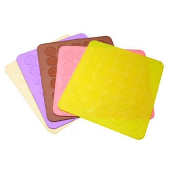 

High Quality Silicone Macaron Pastry Cake Mold Backing Molds Sheet Mat Kitchenware Dessert Maker Tools Delish Cooking Tool