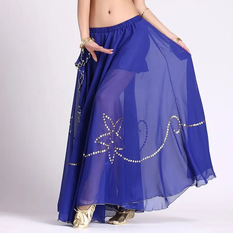 2018 New Egyptian Fishtail Belly Dance Skirt with Side Slit Belly Dance