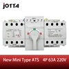 New mini type ATS Automatic Transfer Switch 63A Rated voltage 220V /380V Pole 4 Rated frequency 50/60Hz Change over switch ► Photo 1/4