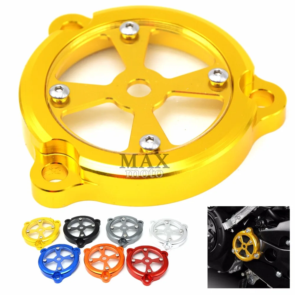 

yellow CNC Motorcycle Engine Stator Protective Cover set decoration for yamaha TMAX530 TMAX 530 T-MAX 530 2012 2013 2014 2015