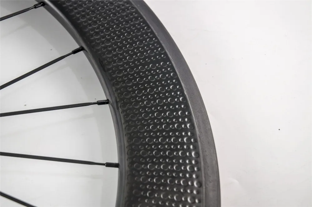 Новое поступление 80 мм dimpled wheelset OEM углеродная колесная с 25 мм шириной dimpled велосипедные колеса