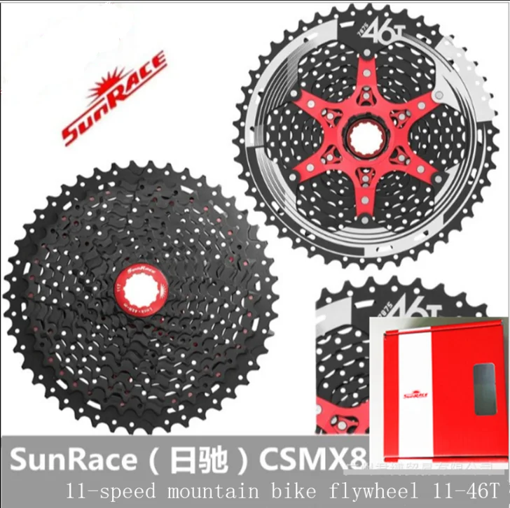 Sunracing freewheel CSMX8/CSMX3 кассеты для горного велосипеда 10 скоростей 11 скоростей 30 скоростная велосипедная обгонная муфта 40T 42T gear 46T 50T