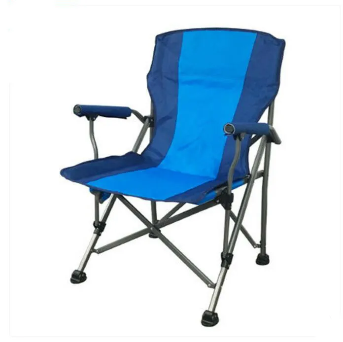 Discount High Quality Outdoor Large Fishing Chair Portable Folding Chair Stool Leisure Beach Sketching Chair Oxford Cloth Iron cadeira