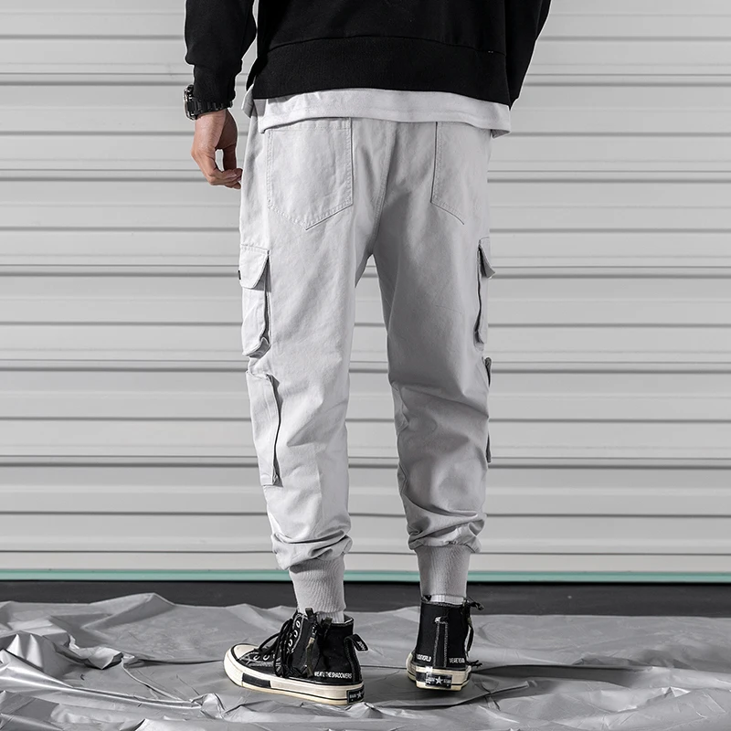M-3XL 2019 Spring Track Pants Men Sweatpants Mens Joggers Pants Cargo Camo Tactical Harem Mens Loose Lightweight Pants