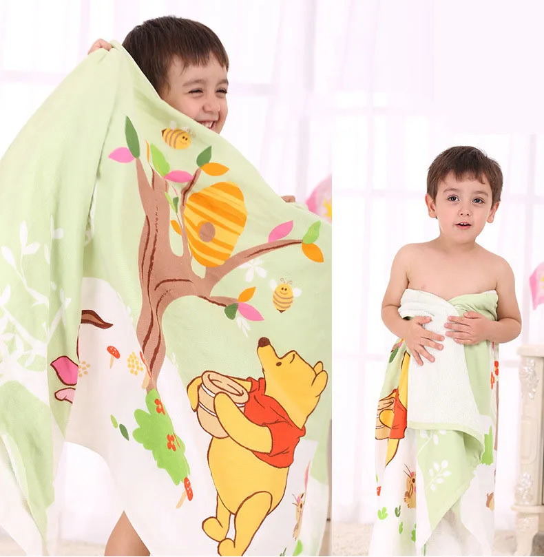 Disney хлопок марли Большое банное полотенце 70*140 см ребенка комфорт банное полотенце