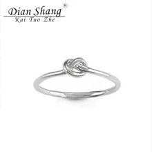 Минимальной Анель masculino Кельтский Узел Кольца для Для женщин Шарм чистоты любовь Обручение кольцо пар обещание изделия BAGUE Femme
