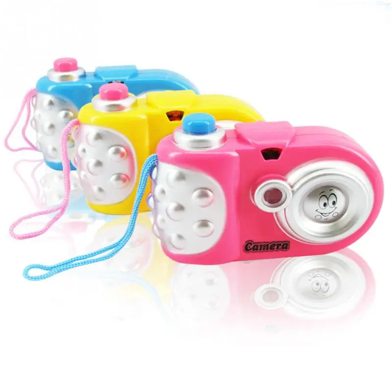 1pc Fun Projection Camera Toy Variety Animal Pattern Baby Cognition LED