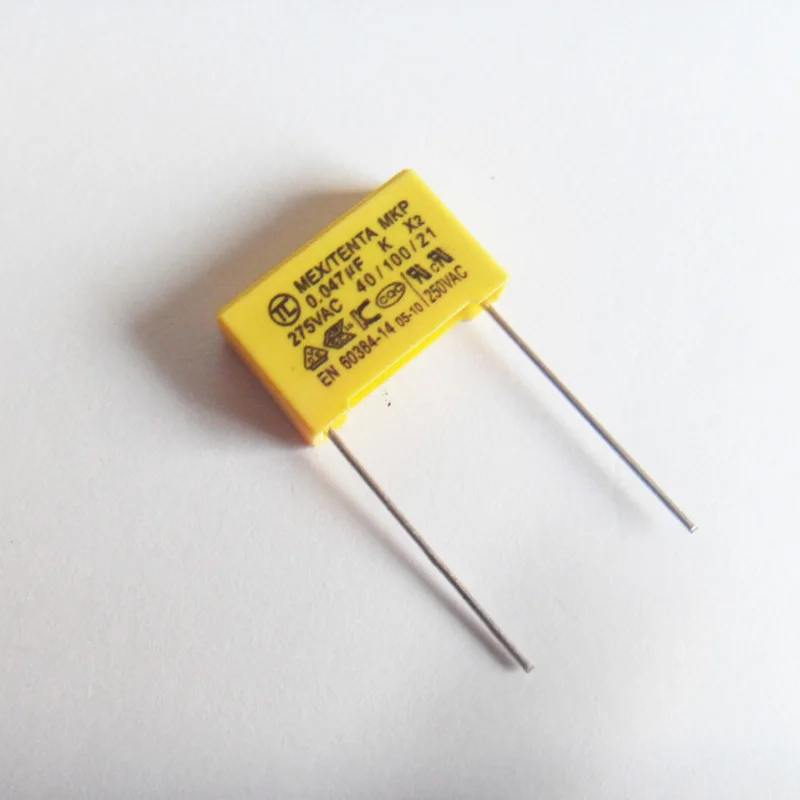 50pcs lot X2 Safety Capacitor 275VAC 0 047uF 47nF 473K Pin 15mm