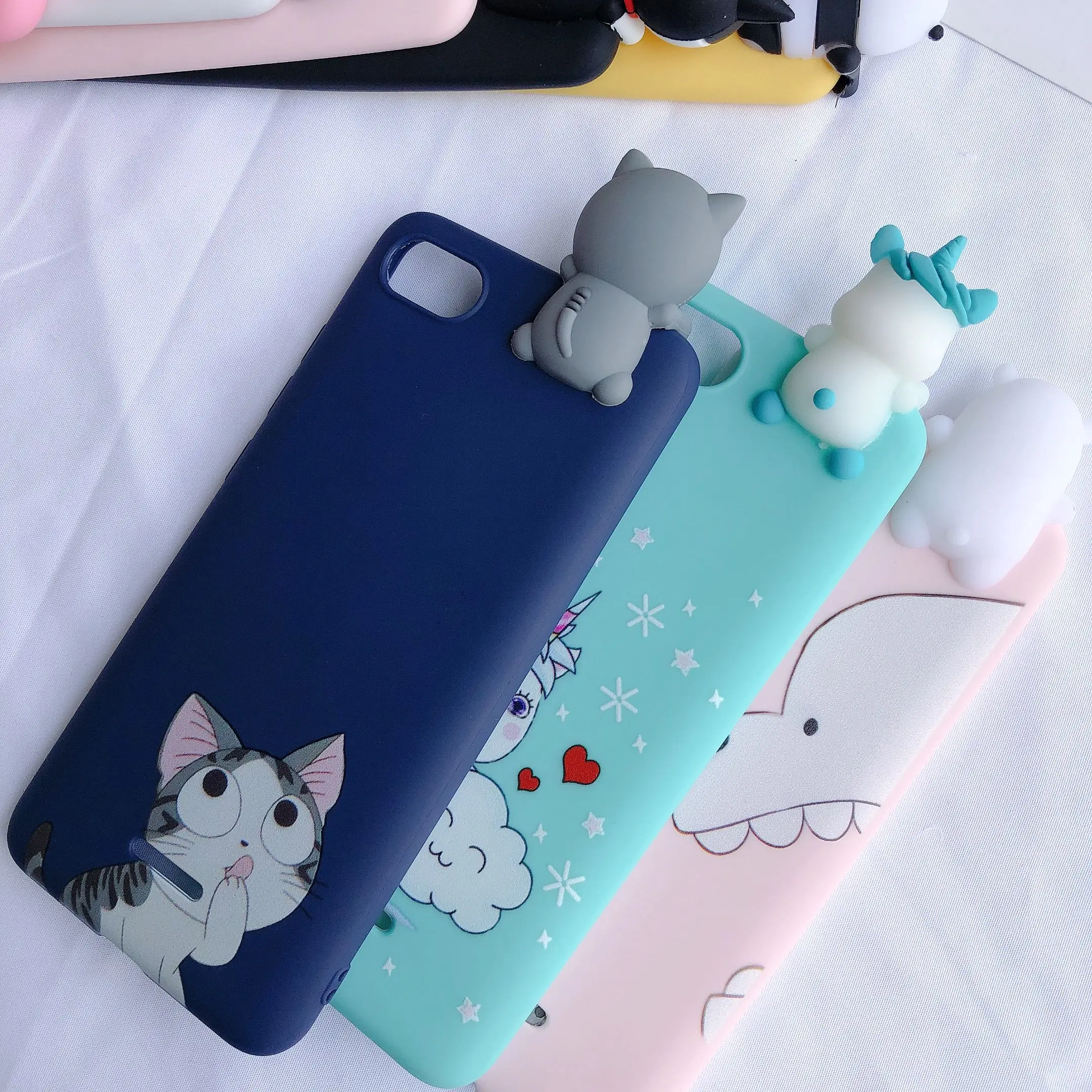 Чехол для Redmi 6A 3D, чехол для etui Xiaomi Redmi 6A, силиконовый чехол Kawaii Bear Unicorn Для Xiaomi Redmi 6A Xiomi, чехол для телефона 5,45 дюйма