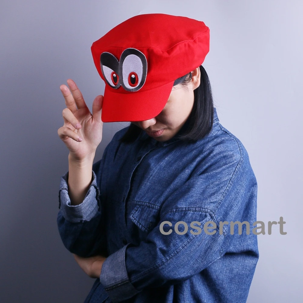 Game Super Mario Odyssey Hat Mario Hat Mario Caps Adult Kids Anime Cosplay Cap Handmade (13)