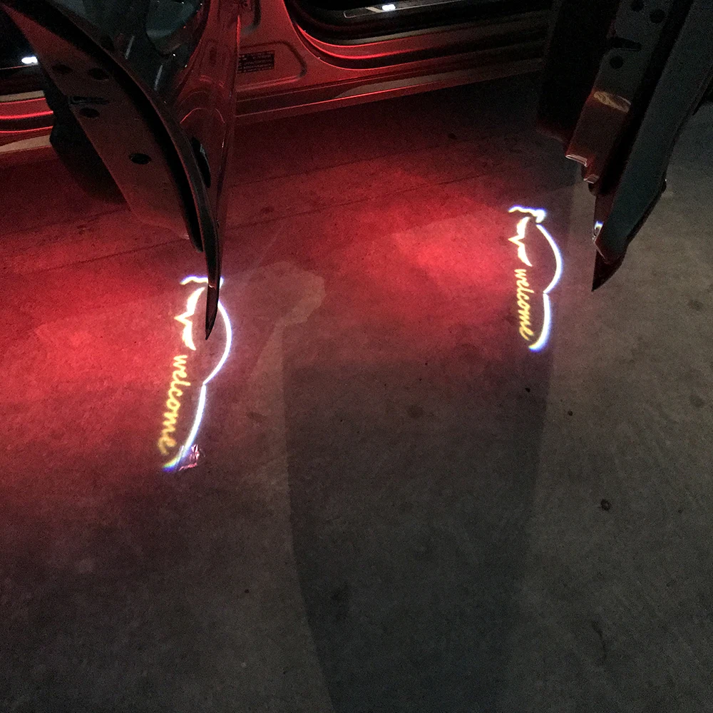 

2X Car Styling for Pathway Lighting for For Lexus RX 300 330 GS 400 door logo Light for Infiniti FX37 G37 QX70 QX60 Q60