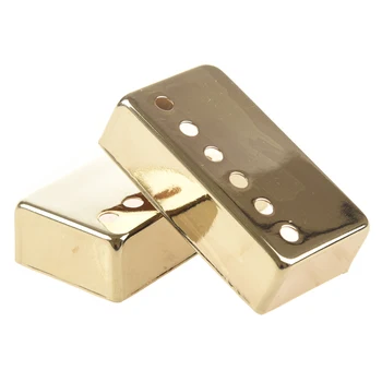 

HOT 2pcs Guitar Humbucker Pickup Cover 52mm Gold