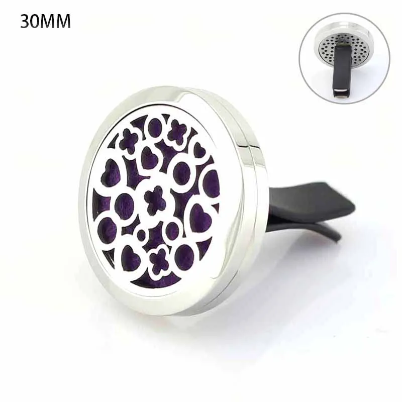 2017 New 30mm Stainless Steel Small Hearts Hubble Bubble Round