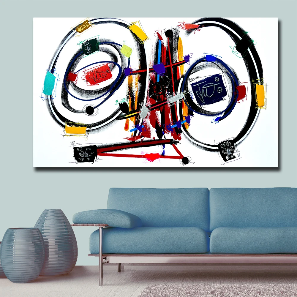Fashion Pop Art Printing Abstract Eye Oil Painting Home Decor On Canvas Modern Wall Print Poster | Дом и сад