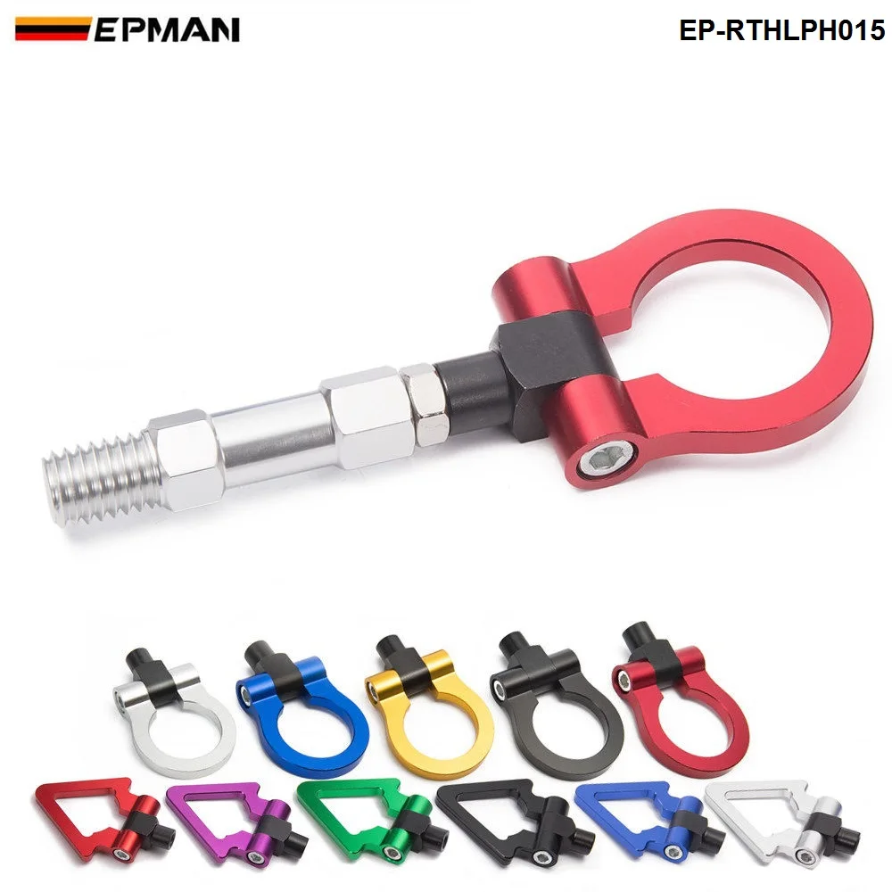 Epman sport racing tow bar السيارات مقطورة سيارة سحب هوك حلقة ل bmw f30 f10 f11 f07 f25 x3 x5 f15 اليورو نمط EP-RTHLPH015