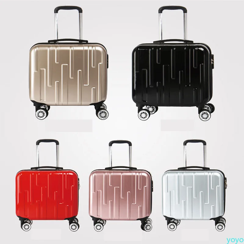 

18-Inch pull box luggage men and women travel boarding box wholesale custom traveling luggage bags with wheels luggage