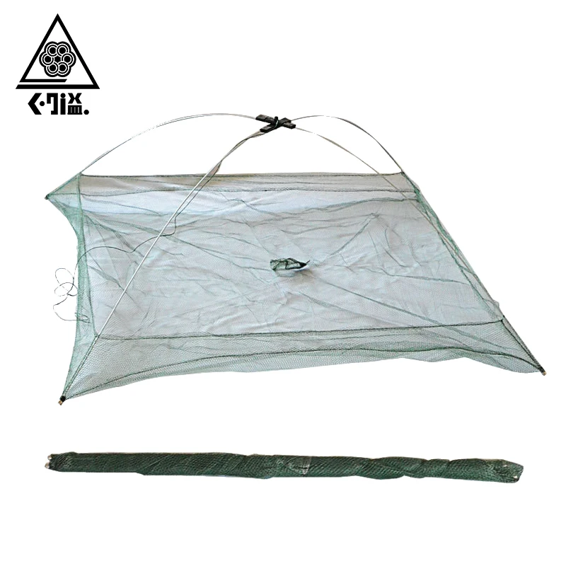 

High Quality Folding Fishing Landing Net Square Fishing Network for Catching Fish Shrimp 60cmx60cm 80cmx80cm 100cmx100cm