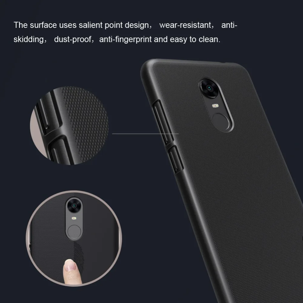 Xiaomi Redmi 5 Plus Case Nillkin Frosted Shield Hard Back Cover Case for Xiaomi Redmi 5 Plus 5.99 inch Gift Phone Holder Xiaomi Redmi 5 Plus Case Nillkin Frosted Shield Hard Back Cover Case for Xiaomi Redmi 5 Plus 5.99 inch Gift Phone Holder