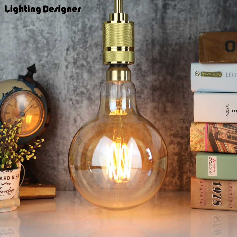 Винтажная Светодиодная лампа накаливания G150 6 Вт 220 В|edison bulb led|bulb ledlight |