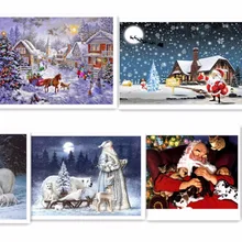 На заказ Алмазная картина вышивка крестиком Санта Клаус Снеговик hibah домашний декор diy pintura Алмазная мозаика Круз полный квадратный фильмы собака