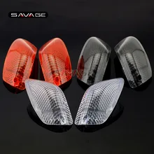 PER KAWASAKI ZZ-R 1100 D/ZX-/ZZR 1200 Accessori Moto 3 Colori Anteriore Segnale di Girata Della Luce Spia Copriobiettivo len