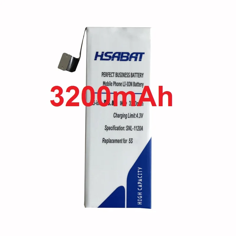 imágenes para HSABAT 100% Nuevo de Mayor Capacidad 3200 mAh Batería para iphone 5S iphone5s iphone 5C iphone5c envío libre imágenes para HSABAT 100% Nuevo de Mayor Capacidad 3200 mAh Batería para iphone 5S iphone5s iphone 5C iphone5c envío libre