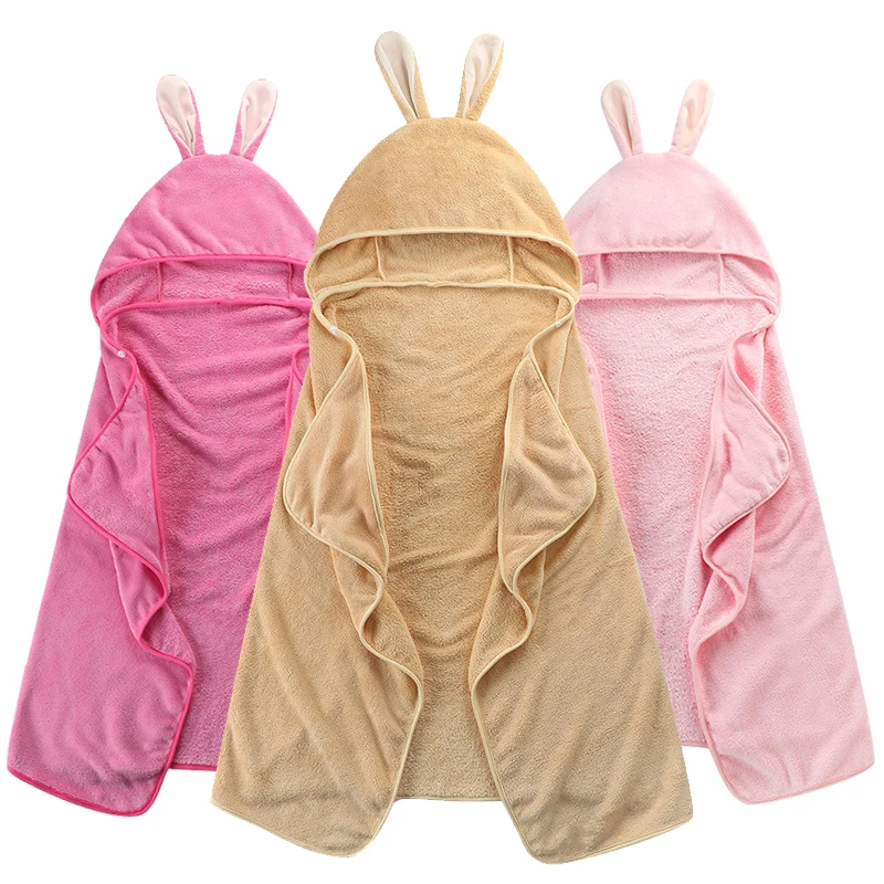 Toddler 100% Cotton Baby Hooded Towel Newborn Stuff 75*120cm 1pcs Rabbit Ears Boys Girls Cartoon Bath Soft Towel for Children Toddler 100% Cotton Baby Hooded Towel Newborn Stuff 75*120cm 1pcs Rabbit Ears Boys Girls Cartoon Bath Soft Towel for Children