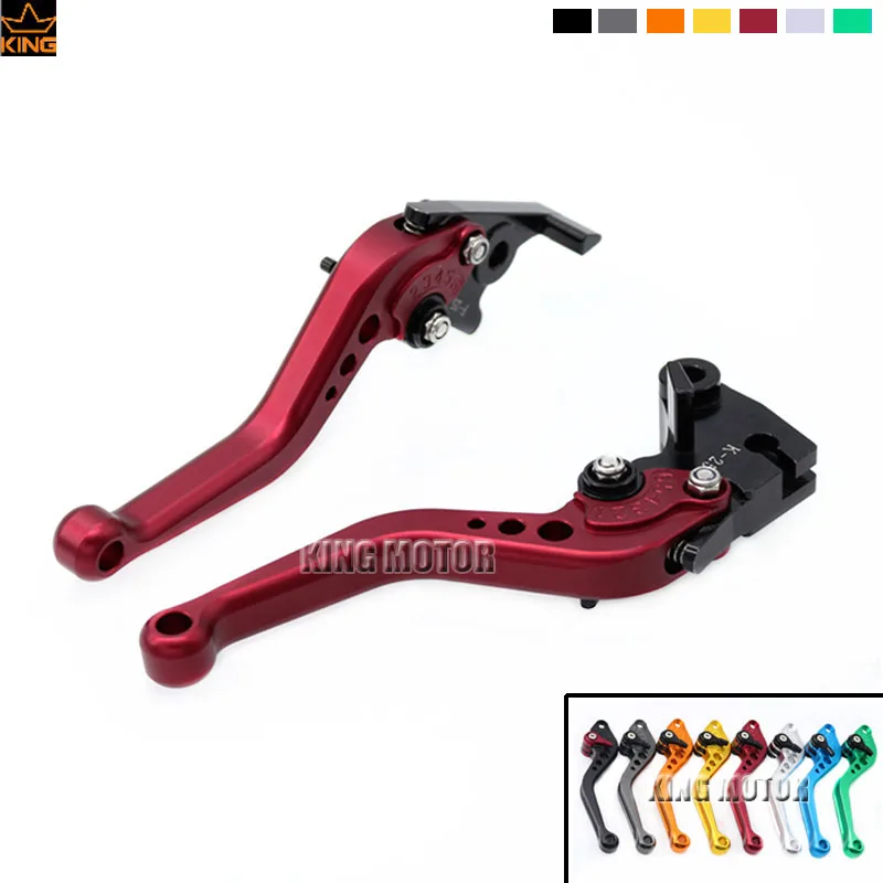 

New Product Motorcycle Accessories Short Brake Clutch Levers For KAWASAKI NINJA 250 2008-2015 NINJA 300 2013-2015 Red