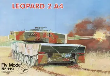 

Paper Model German Leopard 2 A4 Main Battle Tank PM25FM3