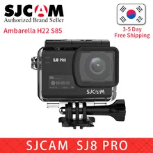 Оригинальная Экшн-камера SJCAM SJ8 Pro 60fps 8X с цифровым зумом 1290P 4 K, wifi, пульт дистанционного управления pro yi 4 K, водонепроницаемая Спортивная видеокамера DV 4k