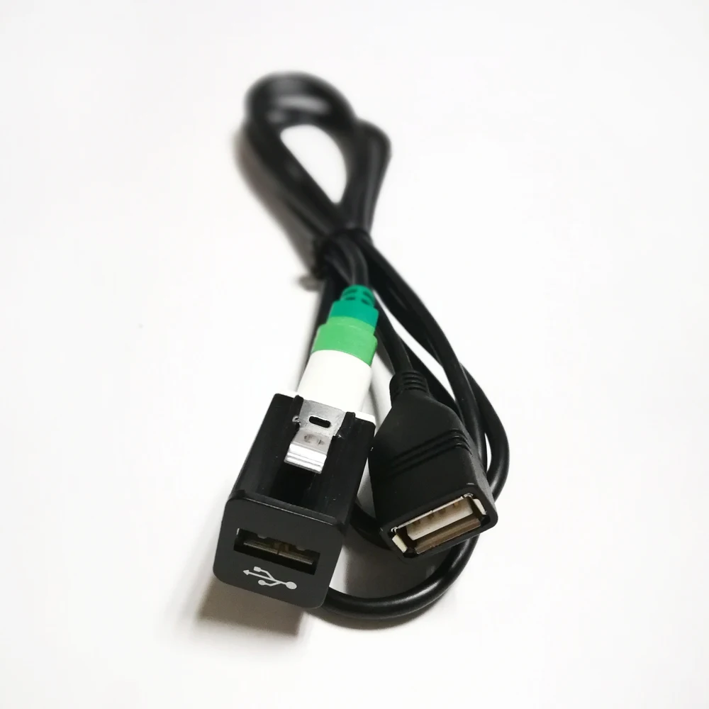 Biurlink Универсальный DIY Автомобильный USB переключатель кнопка usb зарядный кабель адаптер для VW радио CD плеер