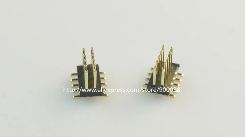 

10 pcs 2x5 P 10 Pin 1.27 mm Male PCB Header Dual row Straight PCB SMT male Pin Headers gold flash Rohs Lead free