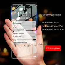 Полное защитное закаленное стекло для huawei P Smart Plus защита экрана 9H Защитное стекло для huawei P Smart стекло