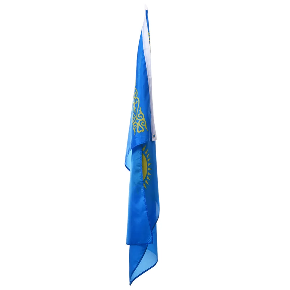 Kazakhstan Flag Kazakhstan Национальный флаг страны баннер для праздника история Celebraion оформление мероприятий 90*150 см