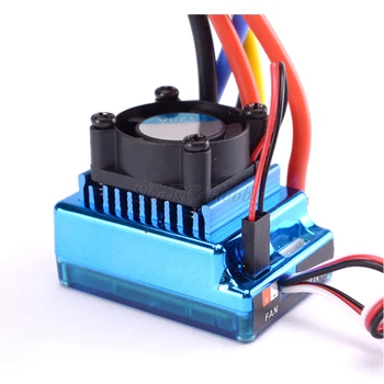 

Toy Cars Parts 120A Sensored Brushless ESC Speed Controller for 1/16 1/10 1/12 RC Car Crawler