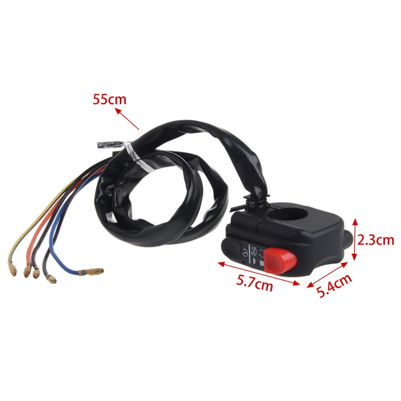 

22mm Motorcycle Handlebar Power Horn Headlight Switch For BMW GS Honda Yamaha as ON OFF Start Kill switch ATVs