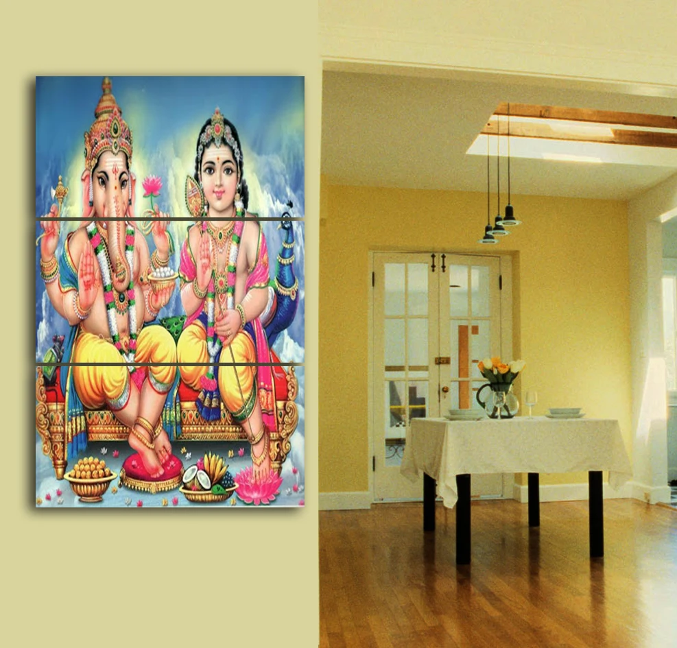 3 Panel For Living Room Frame Decor Painting Modern Wall Art Pictures