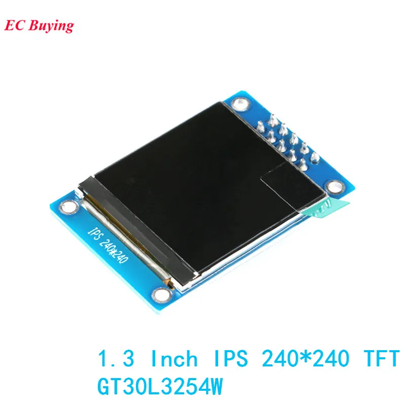 1,3 дюймовый ips экран ST7789 OLED lcd 240*240 TFT дисплей модуль DIY для Arduino 10Pin lcd плата GT30L3254W электронная