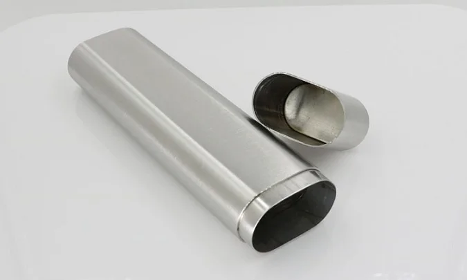

thick stainless steel 2 cigar tubes high-end Travel Cigar Tube Jar Humidor flat two Cigar Humidor Tube case Cigar Tube Holder