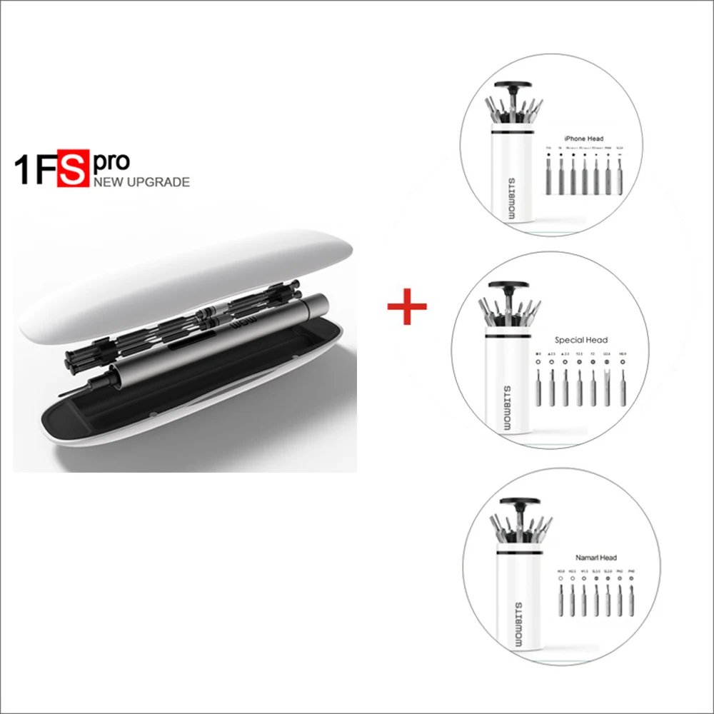 New Wowstick 1Fs  Mini cordless batteries Electric Screwdriver Set Pocket Kit electric Precision  Phone Electronic Repair Tools