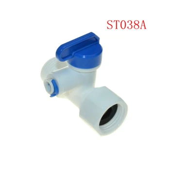 

1/4" OD Tube 1/2" Thread Quick Connection RO Water Reverse Osmosis Aquarium System Connector Fitting ST038