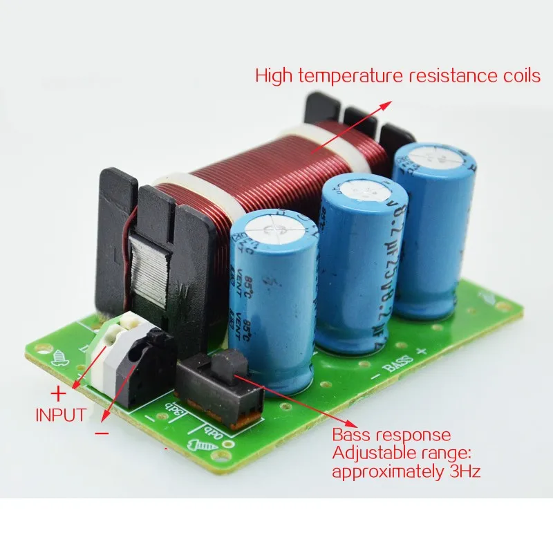 AIYIMA чистый бас аудио Профессиональный Сабвуфер частотный динамик с делителем частоты кроссовер фильтр