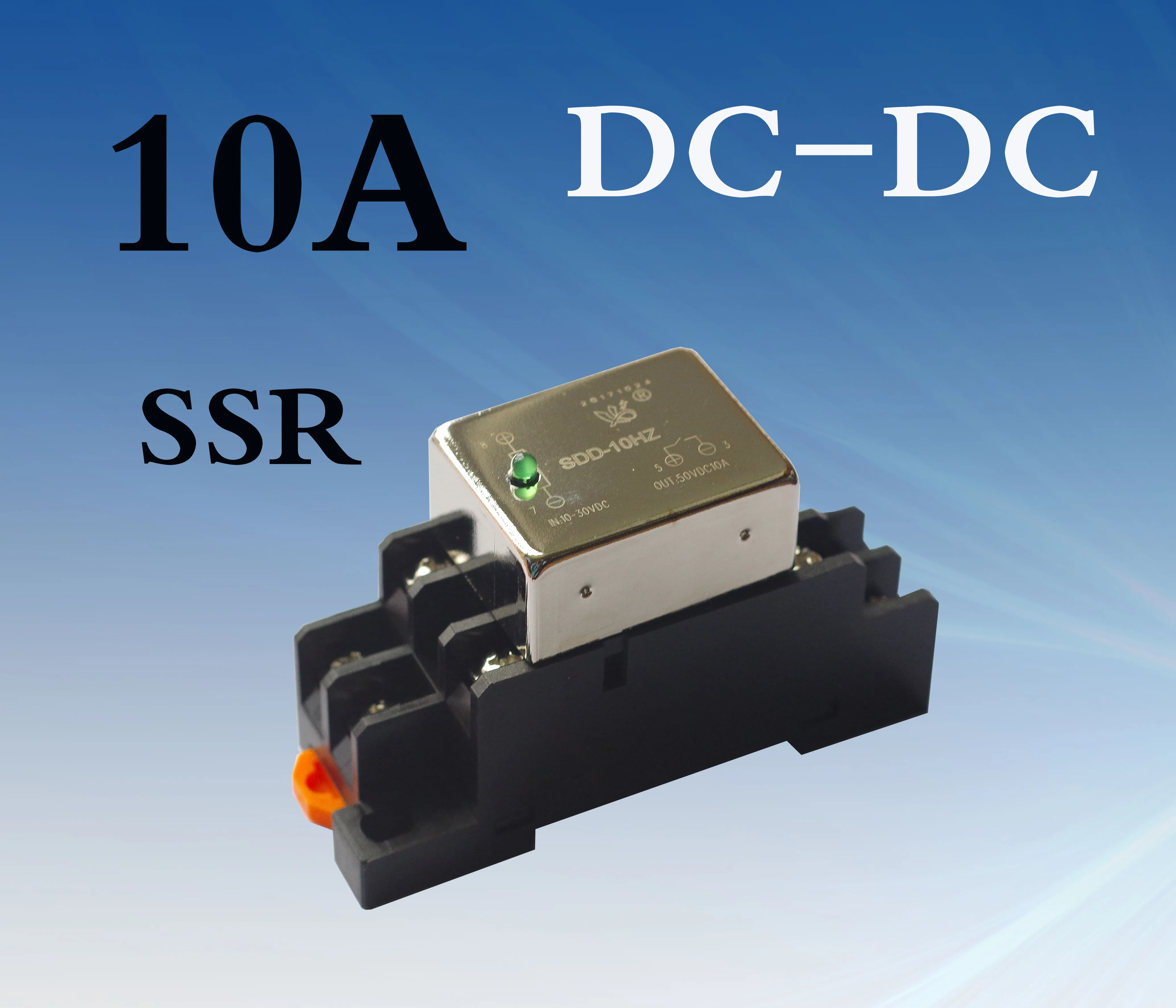 

Solid State Relay SSR-SDD-10HZ 10A DC-DC Normally Open Switch Communication Relay