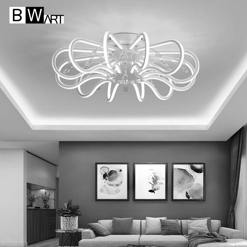 

BWART Modern Luxury chandelier For Hotel lobby Large conference room High brightness High Power led ceiling chandelier Lighting