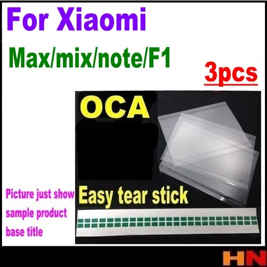 Оптический прозрачный клей OCA для Xiaomi MAX 2 MIX 2S 3 F1 Redmi NOTE 4x шт. сенсорного стекла пленка объектива легко